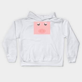 Look how cute this pig is Kids Hoodie